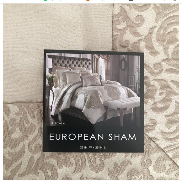 J. Queen Bedding Nwt New J Queen New York Euro Sham La Scala 0